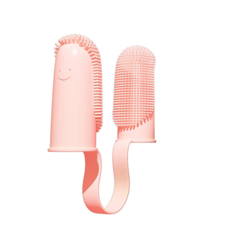 Toothbrush For Dog Finger Toothbrush Kit 135 Surround Bristles For Easy Teeth Cleaning Double Finger Toothbrush Dental Care For Puppies Cats And Small Pets