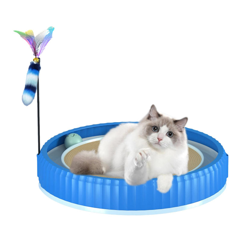 NEW Round Cat Scratching Board Wear-resistant Anti-scratch Claw Grinder Furniture Protector Pet Products