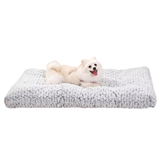Washable Dog Bed, Luxurious Plush Dog Bed, Comfortable Dog Bed Mat, Anti-slip Pet Sleeping Mat, Large, Giant, Medium, Small